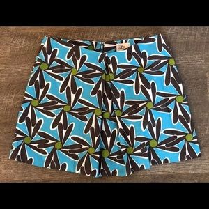 Milly of New York size 8 blue floral skirt